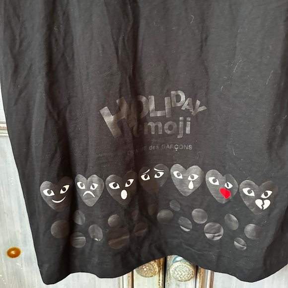 Comme Des Garçons Play Black Holiday Emoji Size XL - Picture 7 of 7